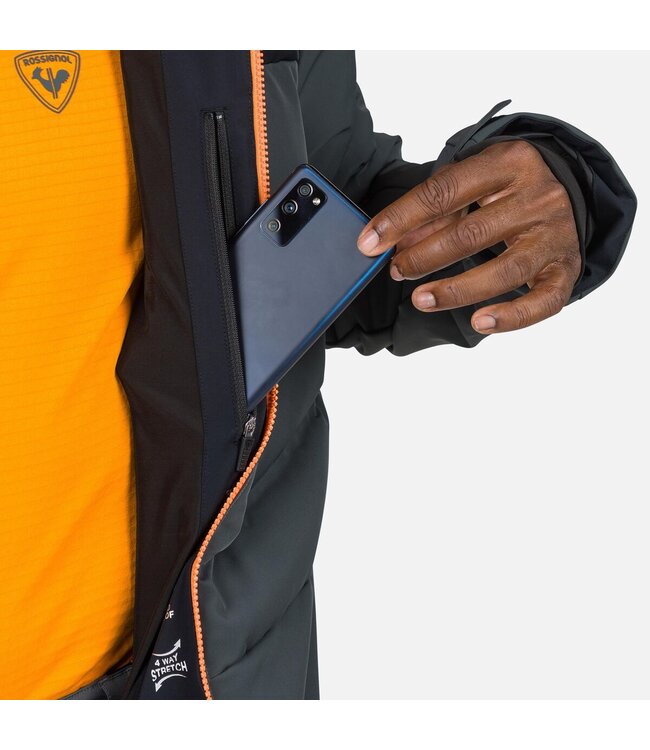 Rossignol Rossignol Men Blackside Puffy Ski Jacket 23N Onyx Grey