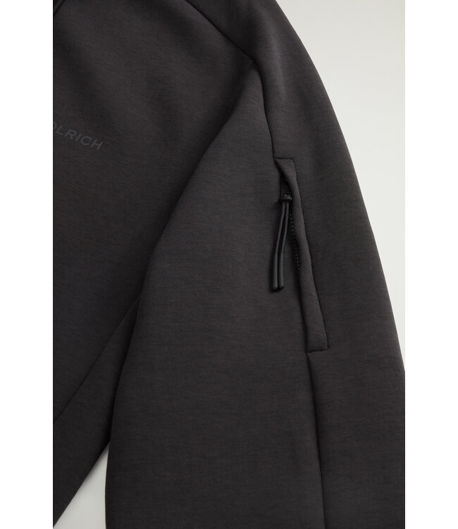 Woolrich Woolrich Heren Tech Full-Zip Hoodie Black