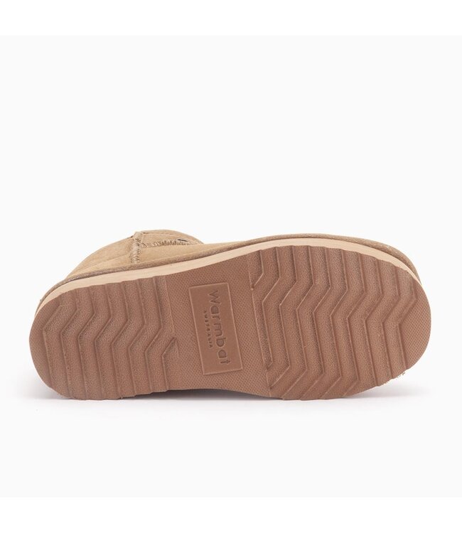 Warmbat Warmbat Dames Durack Plateau Suede Boot Camel