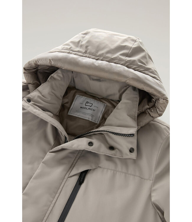 Woolrich Woolrich Heren Mountain Stretch Down Parka Taupe