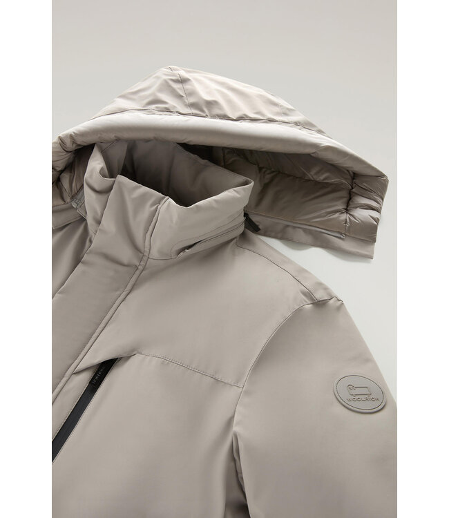 Woolrich Woolrich Heren Mountain Stretch Down Parka Taupe