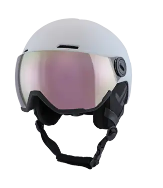 Slokker Slokker Zero Pro Matt White Skihelm + Visor