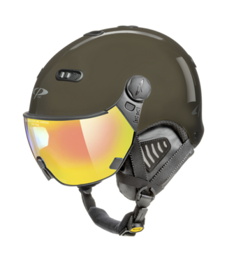 CP Helmets CP Helm Carachillo DL Vario Br Pol Ice Mirror - Mud Shiny