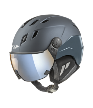 CP Helmets CP Helm Corao Plus Dl Vario Pol Ice Mirror - Steel Blue/Shiny
