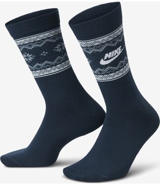 Nike Nike Heren ESS CRW Fair Isle Navy