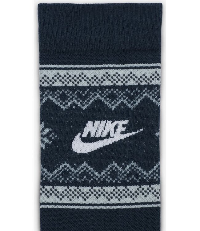 Nike Nike Heren ESS CRW Fair Isle Navy
