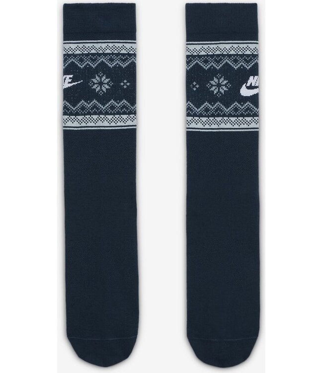 Nike Nike Heren ESS CRW Fair Isle Navy