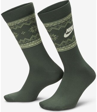 Nike Nike Heren ESS CRW Fair Isle Green