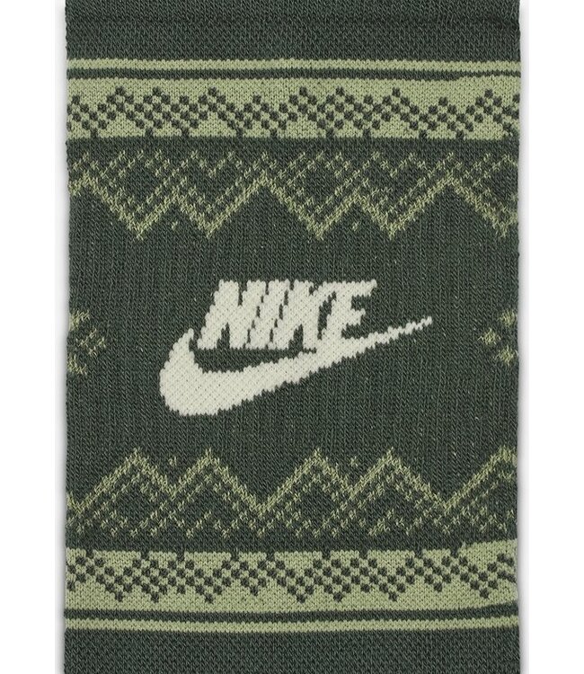 Nike Nike Heren ESS CRW Fair Isle Green