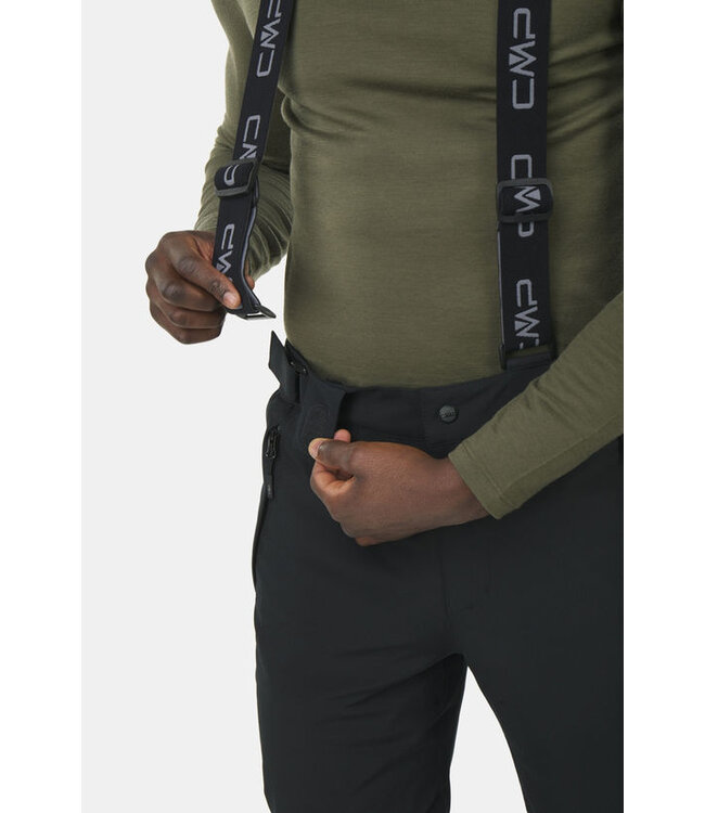 CMP CMP Men Skibroek / Salopette Softshell Black