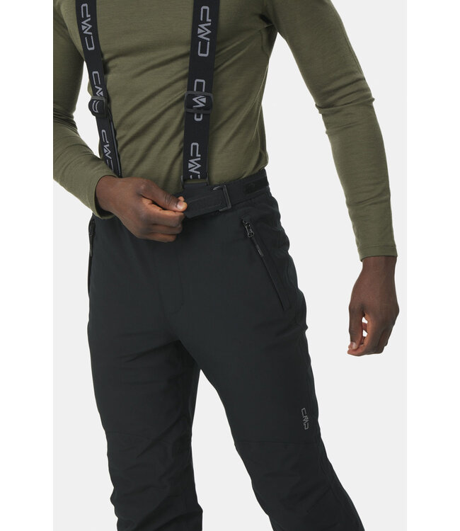 CMP CMP Men Skibroek / Salopette Softshell Black