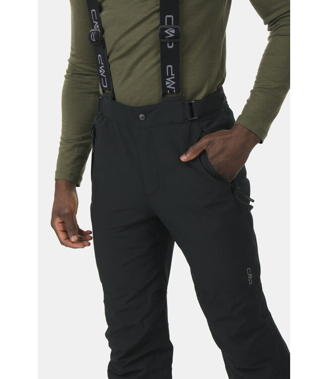 CMP CMP Men Skibroek / Salopette Softshell Black