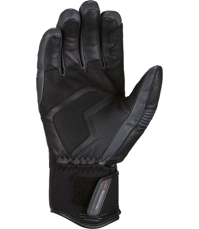 Snowlife Heren Classic Leather Glove Graphite/Black