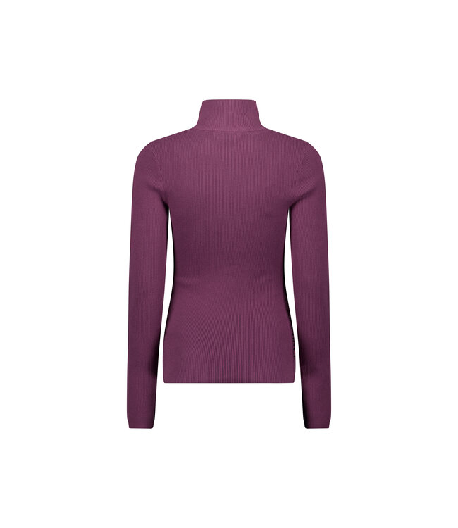 Airforce Sport Airforce Sport Dames Ruby Ribbed Pully Berry Wine