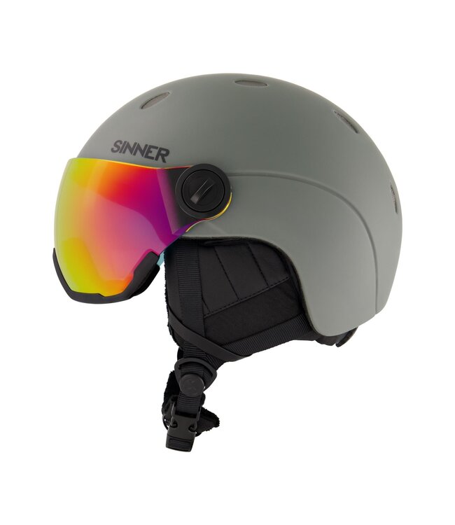 Sinner Sinner Ski Helm Titan Visor Matt Moss Green