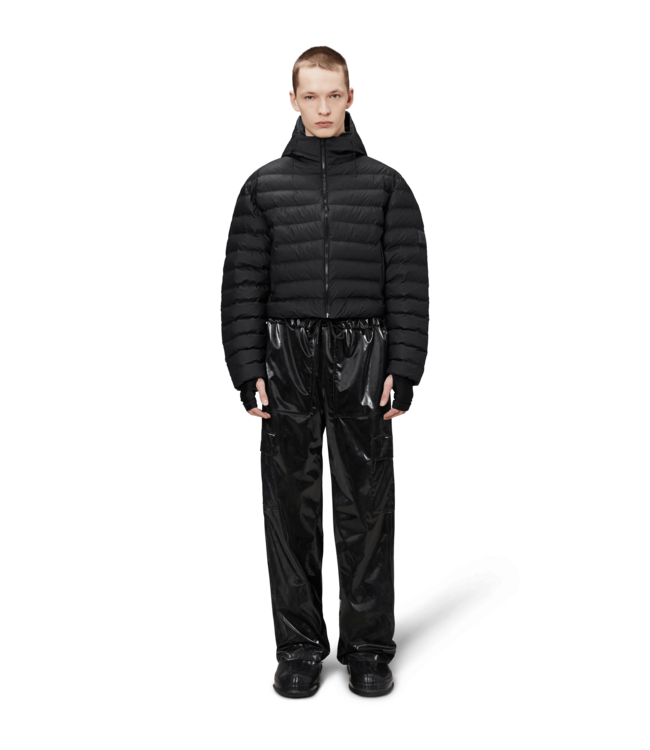 Rains Rains Unisex Lohja Short Puffer Jacket W3T2 Black