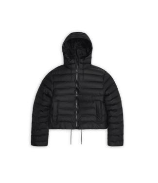 Rains Rains Unisex Lohja Short Puffer Jacket W3T2 Black