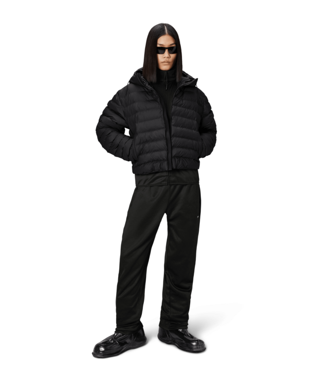 Rains Rains Unisex Lohja Short Puffer Jacket W3T2 Black