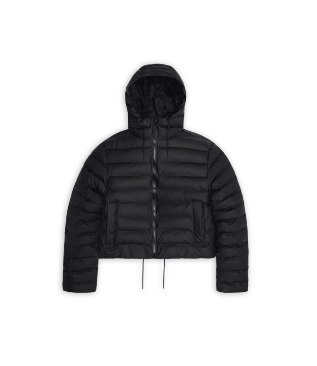 Rains Rains Unisex Lohja Short Puffer Jacket W3T2 Black