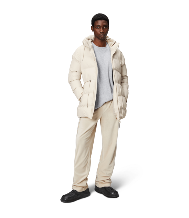 Rains Rains Alta Long Puffer String W Jacket W3T4 Dune