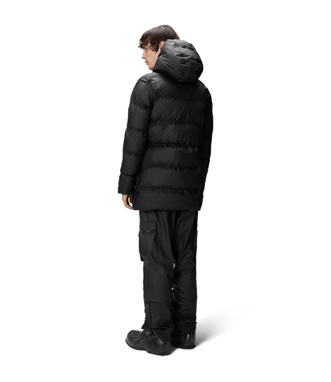 Rains Rains Alta Long Puffer String W Jacket W3T4 Black