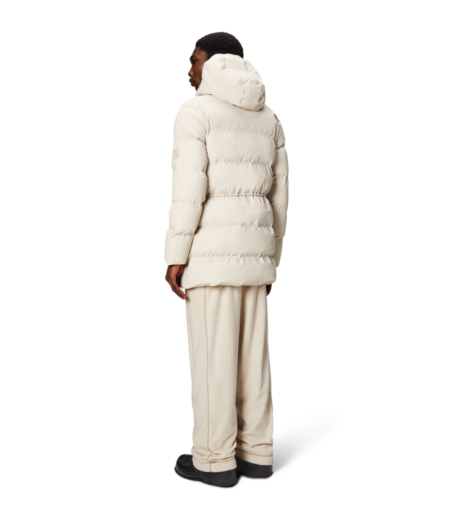 Rains Rains Alta Long Puffer String W Jacket W3T4 Dune