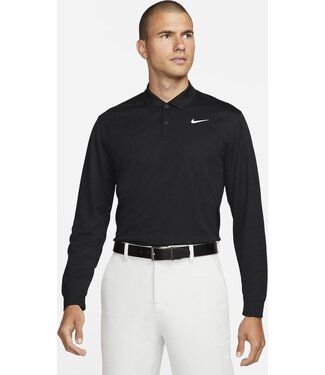 Nike Nike Heren Dri-Fit Victory Golfpolo L/S Black
