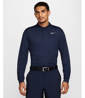 Nike Nike Heren Dri-Fit Victory Golfpolo L/S Navy