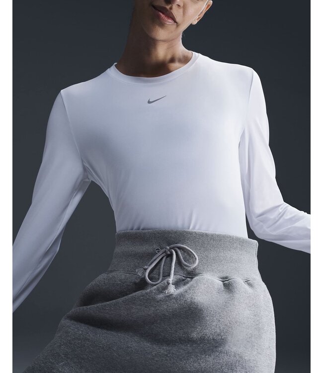 Nike Nike Dames One Classic Dri-FIT L/S Wit