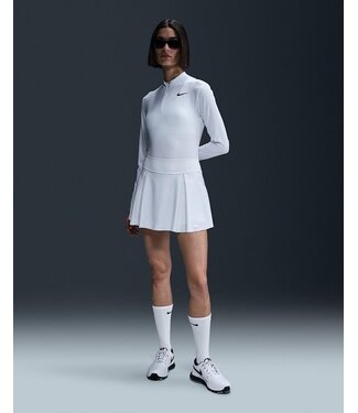 Nike Nike Dames Victory Dri-Fit Golftop 1/2 Zip UV Wit
