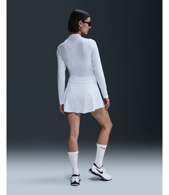 Nike Nike Dames Victory Dri-Fit Golftop 1/2 Zip UV Wit