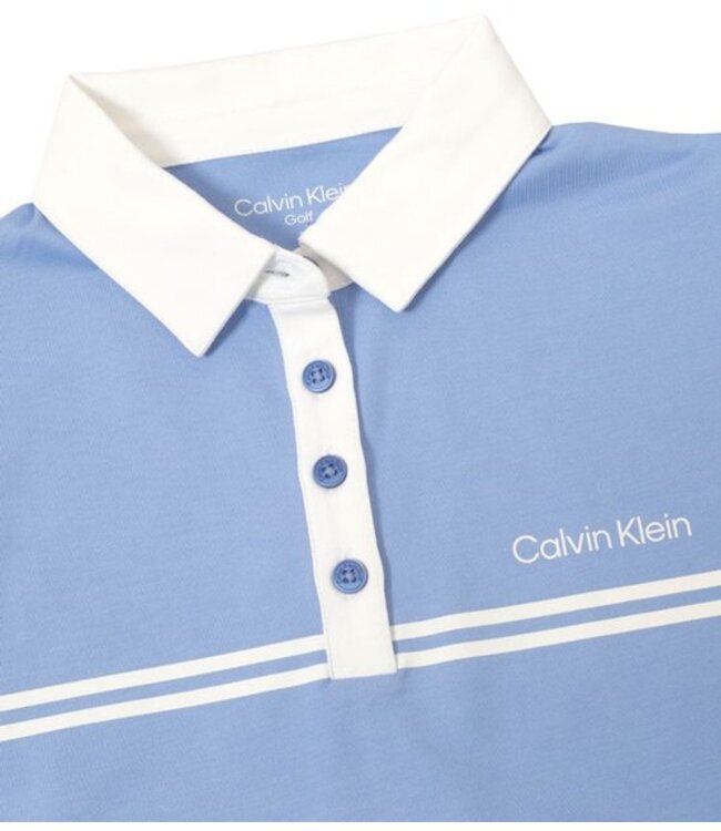 Calvin Klein Calvin Klein Dames Bellevue S/Less Polo Cornflower Blue
