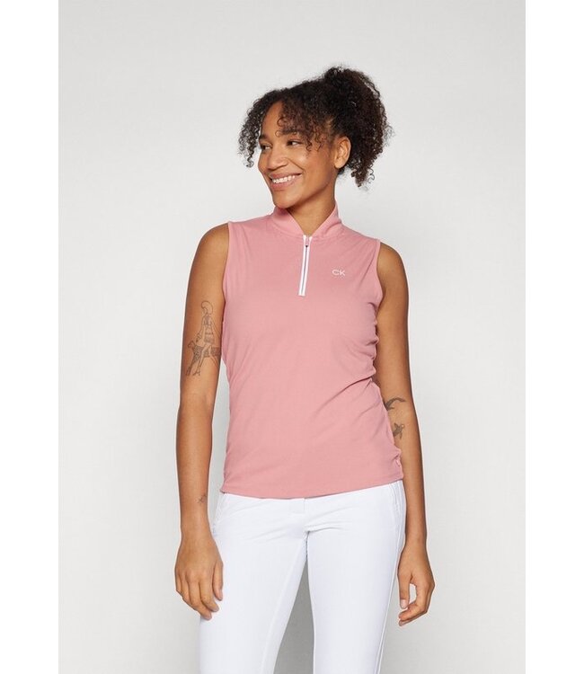 Calvin Klein Calvin Klein Dames Tattler S/Less Shirt Powder Pink