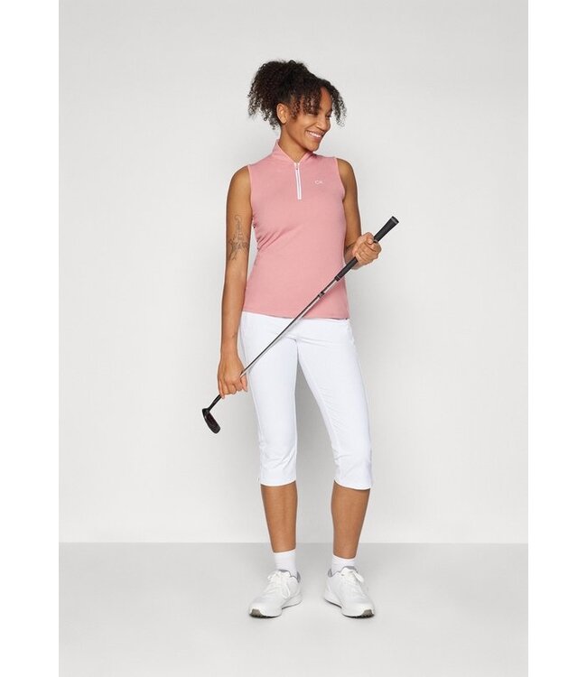 Calvin Klein Calvin Klein Dames Tattler S/Less Shirt Powder Pink