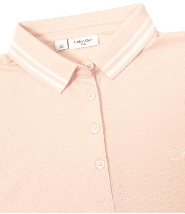 Calvin Klein Calvin Klein Dames BrightMeadow Polo Shell Pink