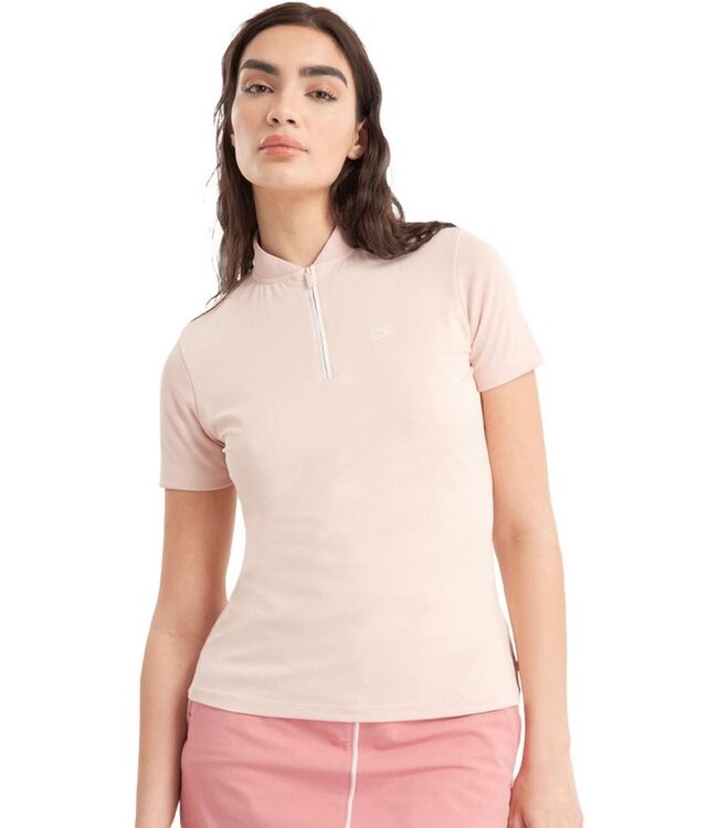 Calvin Klein Calvin Klein Dames Tattler S/S Polo Shell Pink