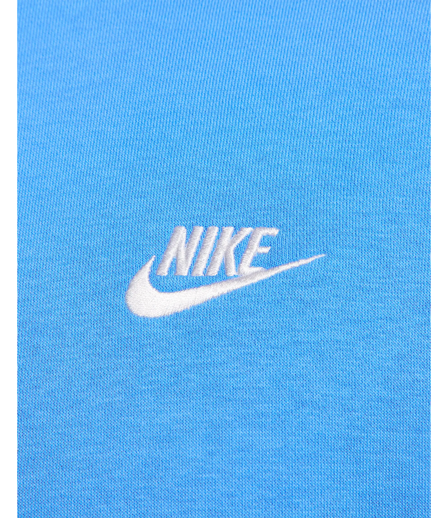 Nike Nike Heren Sportswear Club Fleece Hoodie Blue/White