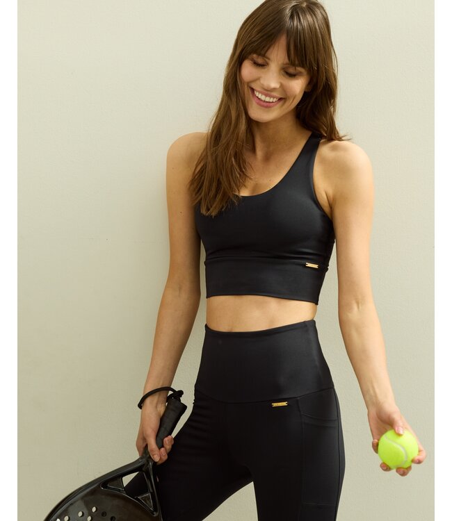 Deblon Deblon Sarah Cross Top Black