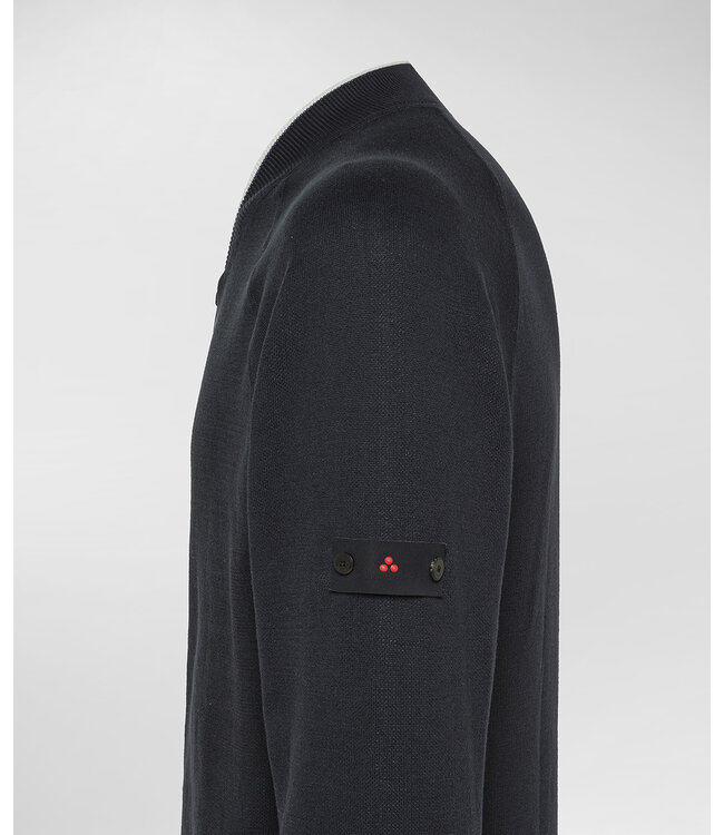 Peuterey Peuterey Heren Mosk Sweater Blu Grafite