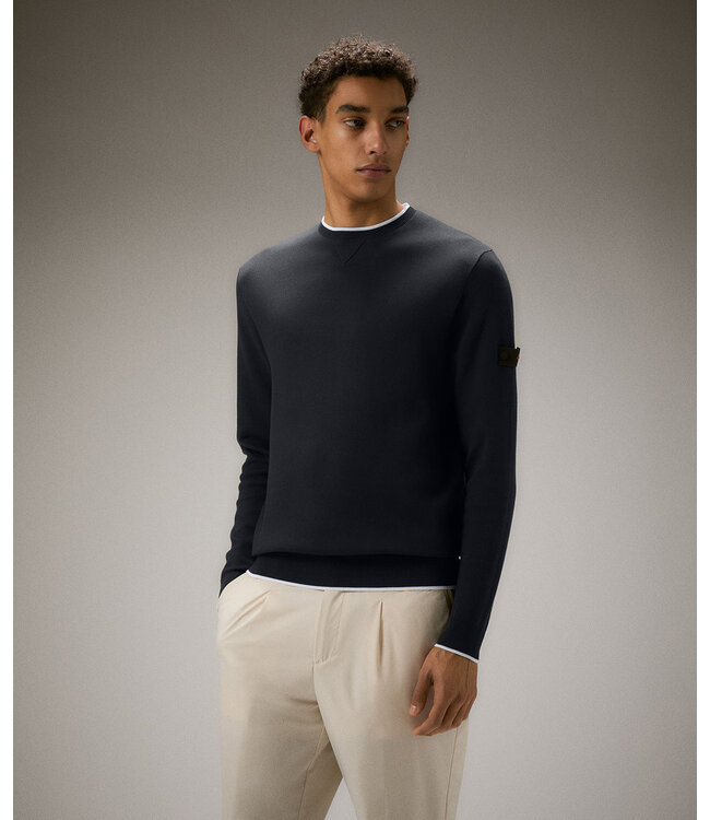 Peuterey Peuterey Heren Rubjerg Knit Blu Grafite