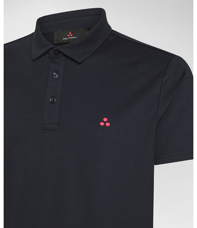 Peuterey Peuterey Heren Mezzola 02 Polo Blu Grafite