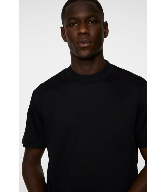 J. Lindeberg J.Lindeberg Ace Mock Neck T-Shirt Black