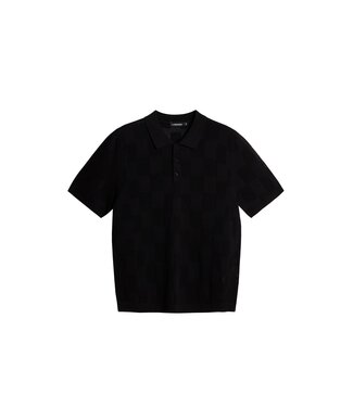 J. Lindeberg J.Lindeberg Reymond Stacked Bridge Polo Black