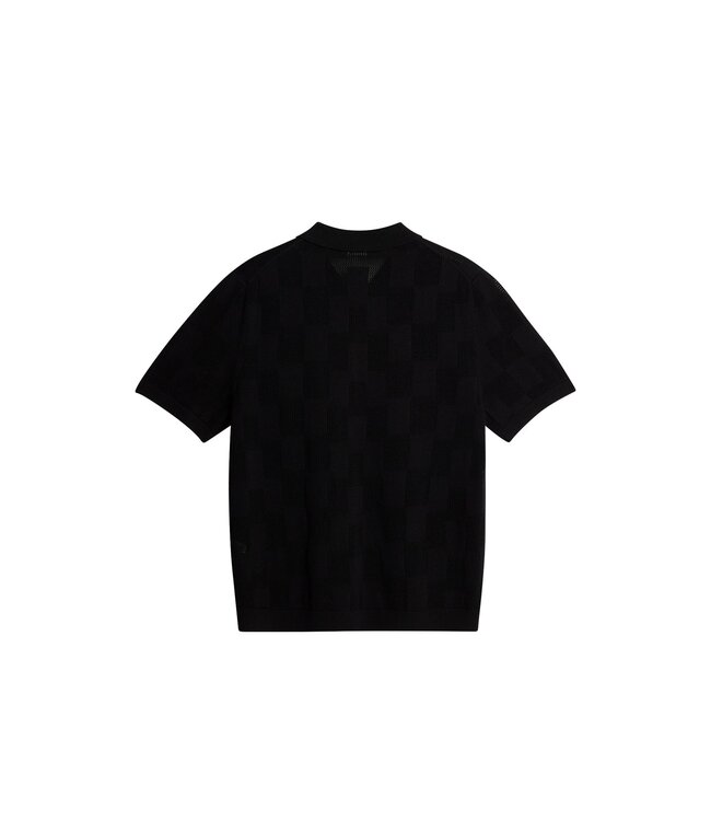 J. Lindeberg J.Lindeberg Reymond Stacked Bridge Polo Black