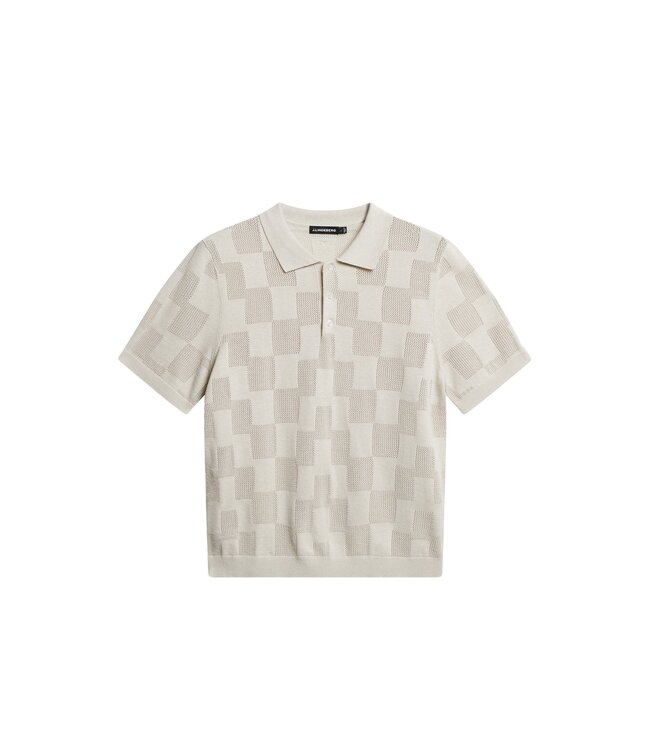 J. Lindeberg J.Lindeberg Reymond Stacked Bridge Polo Moonbeam