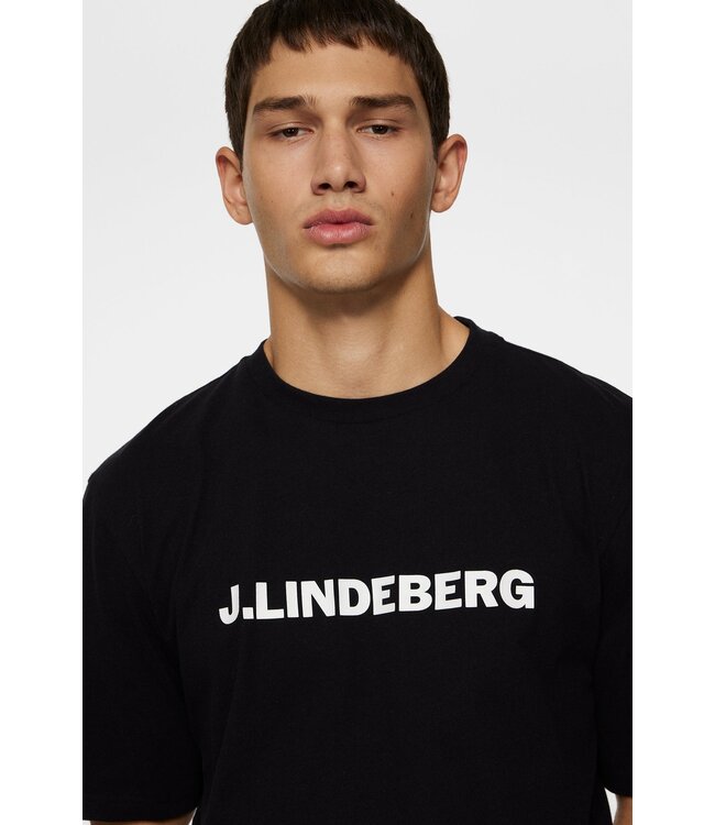 J. Lindeberg J.Lindeberg Parcy Logo Tee Black