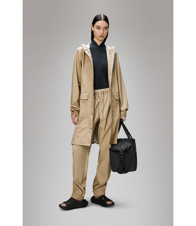 Rains Rains Curve Long Jacket W3 Sand