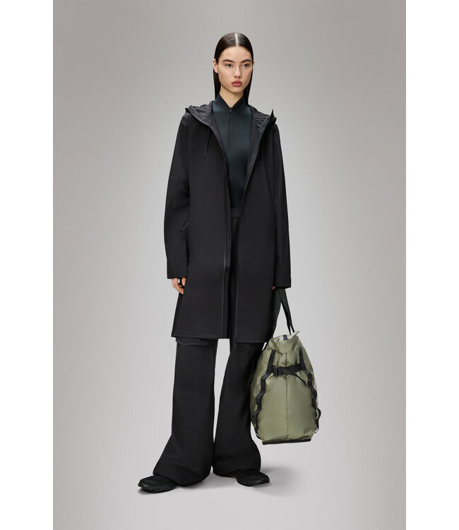 Rains Rains Suva Hardshell Long W Jacket Black