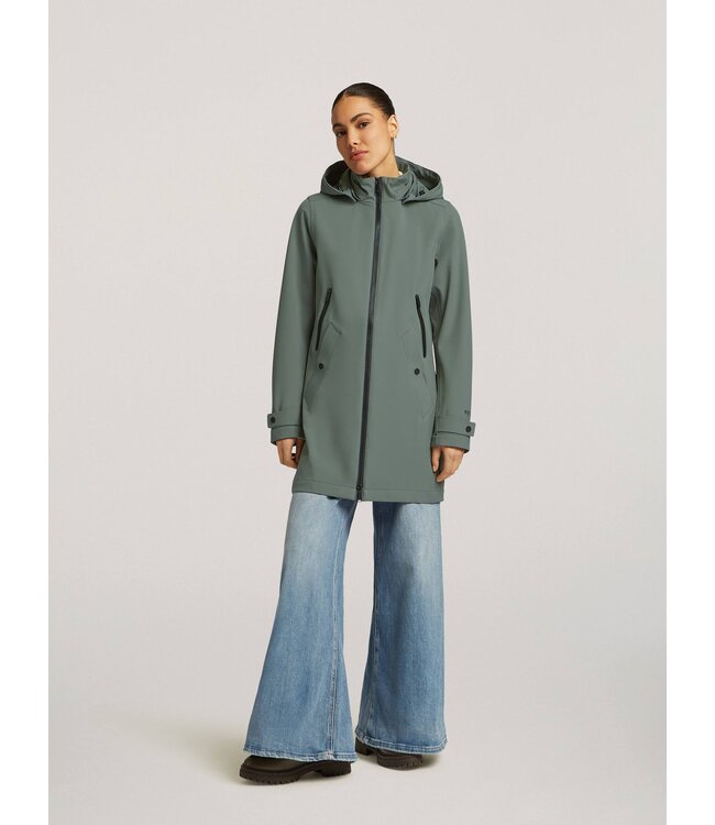 Reset Dames Vada Regenjas Green Smoke