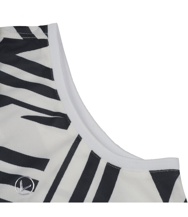 Luhta Luhta Dames Henttola Polo S/L Dark Blue Print